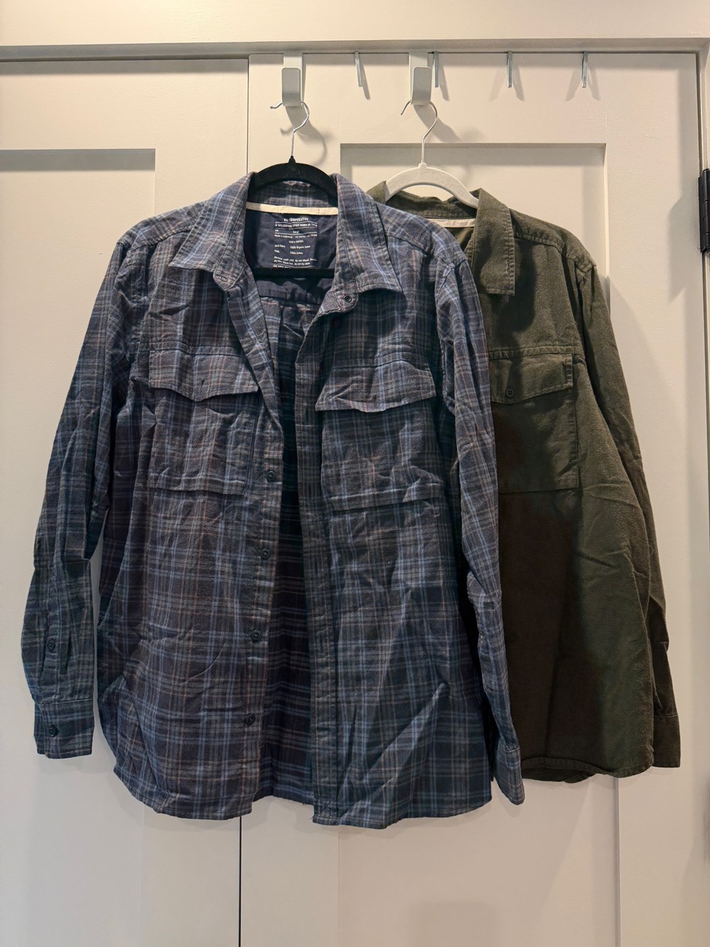 Bundle of 2 Men’s REI Cotton Flannels Size Large